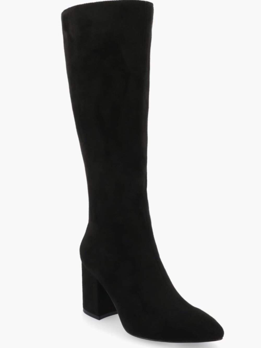 Journee Collection Ameylia Knee High Boots Black US Size 8.5W (Wide Calf)